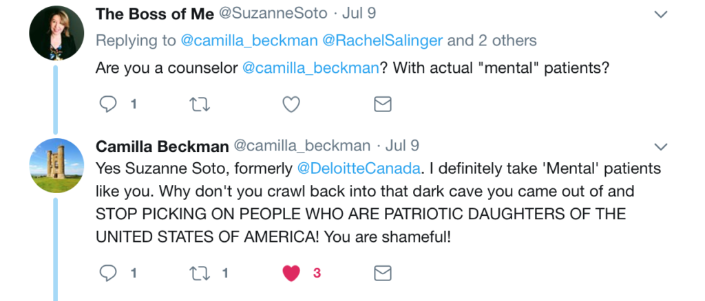 Suzanne Soto the Racist Bully