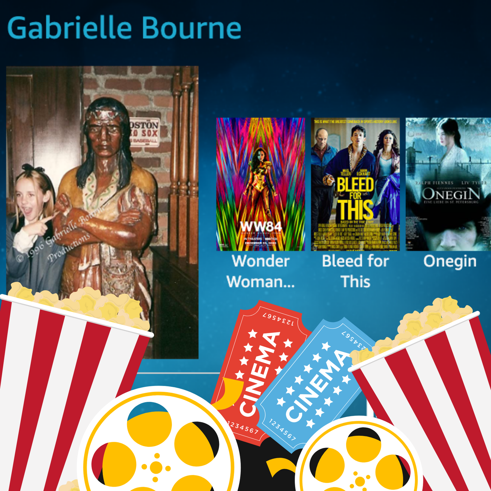 Gabrielle Bourne IMDb logo card