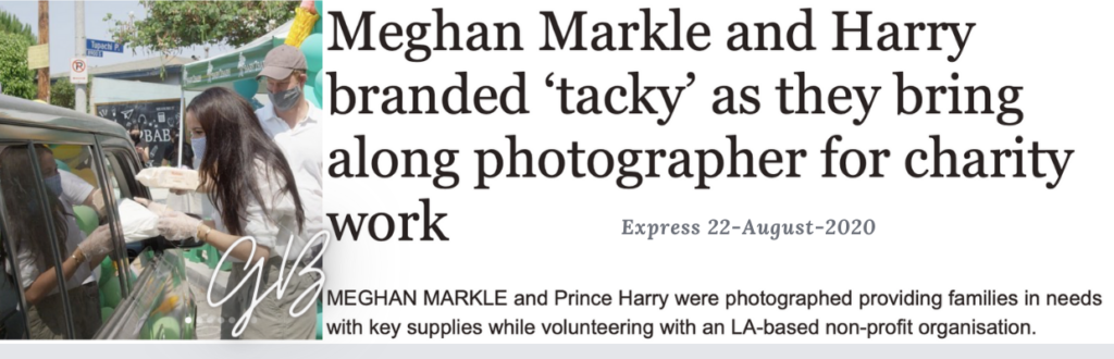 Rich results on Google's SERP when searching for 'Meghan Markle'