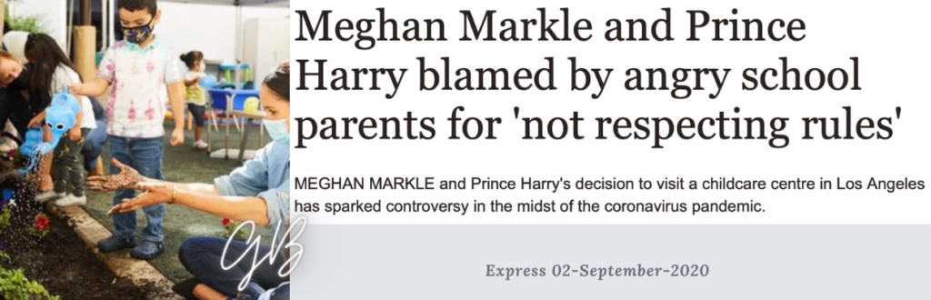 Rich results on Google's SERP when searching for 'Meghan Markle'
