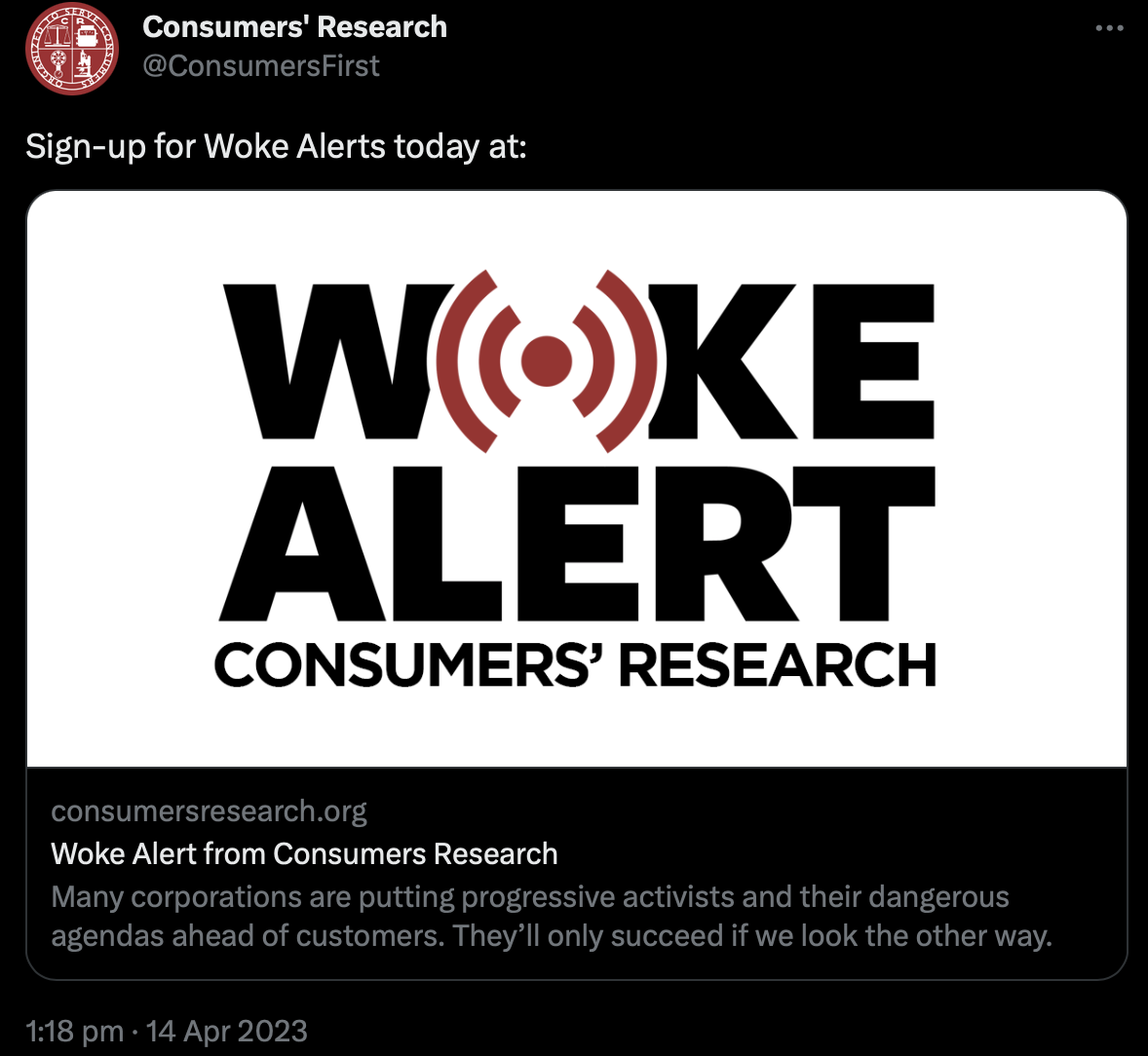 Go Woke Go Broke Consumer Woke Alert