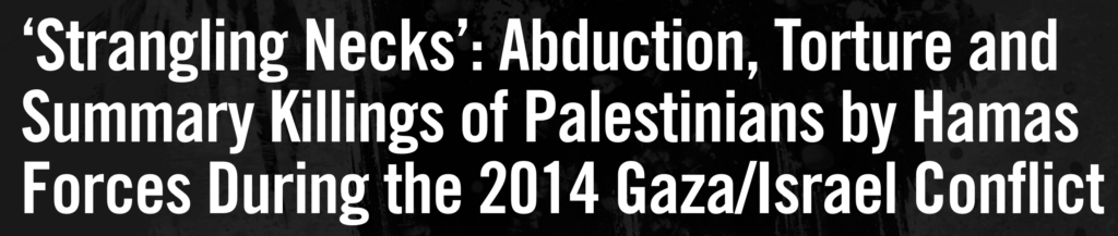 Israel-Palestine - Amnesty International 2014