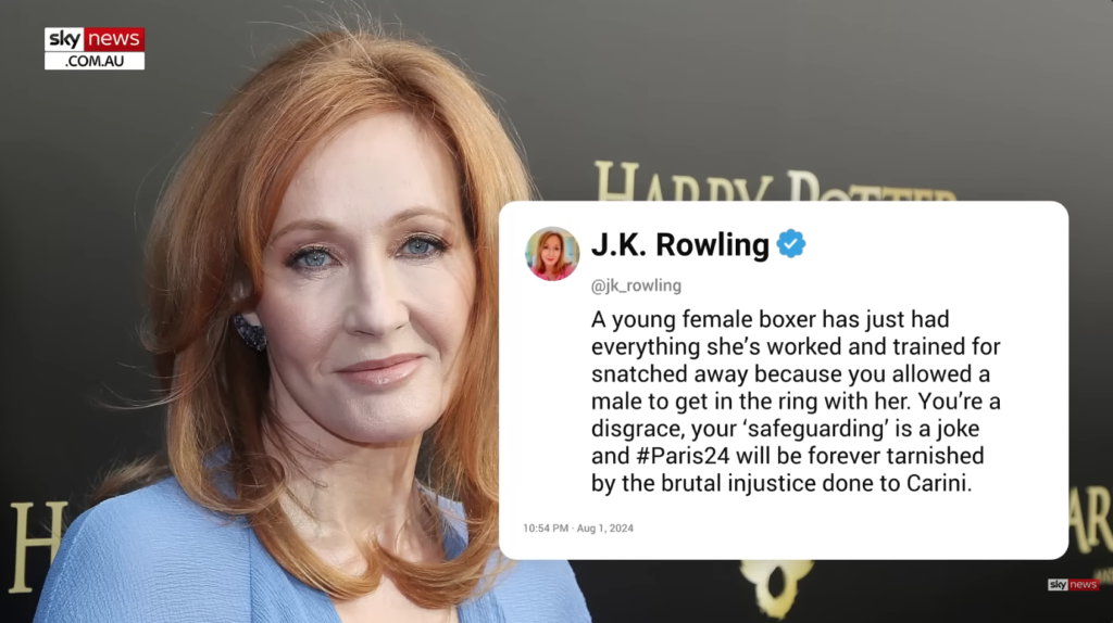 What is a Woman - JK Rowling Paris Boxing - Gabrielle Bourne Media