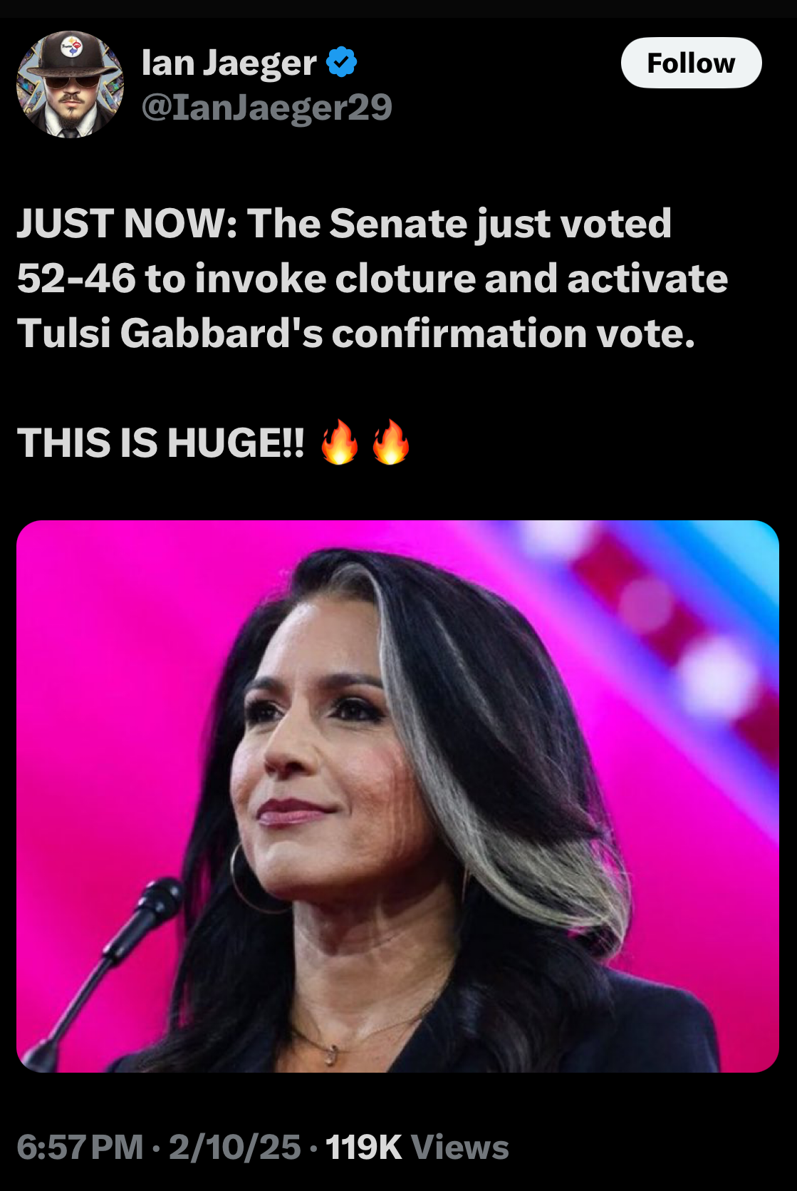 Media bias - Invoke cloture Tulsi - Jaeger sample 2