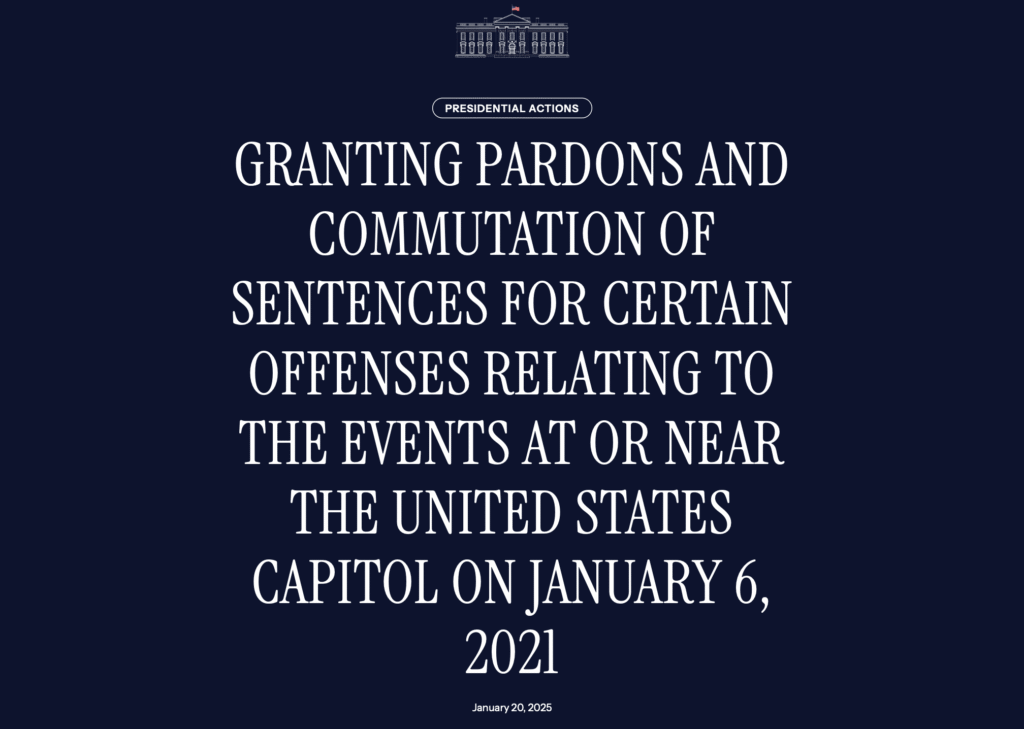 J6 Pardons Presidential Actions Trump - Gabrielle Bourne
