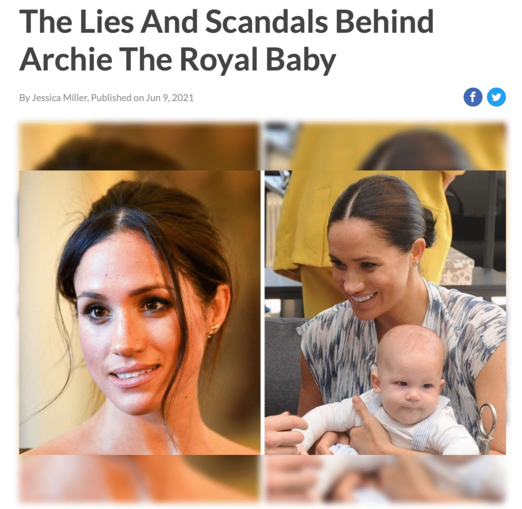 Meghan Markle Confidential - The Lies and Scandals Behind Archie The Royal Baby - Gabrielle Bourne Media