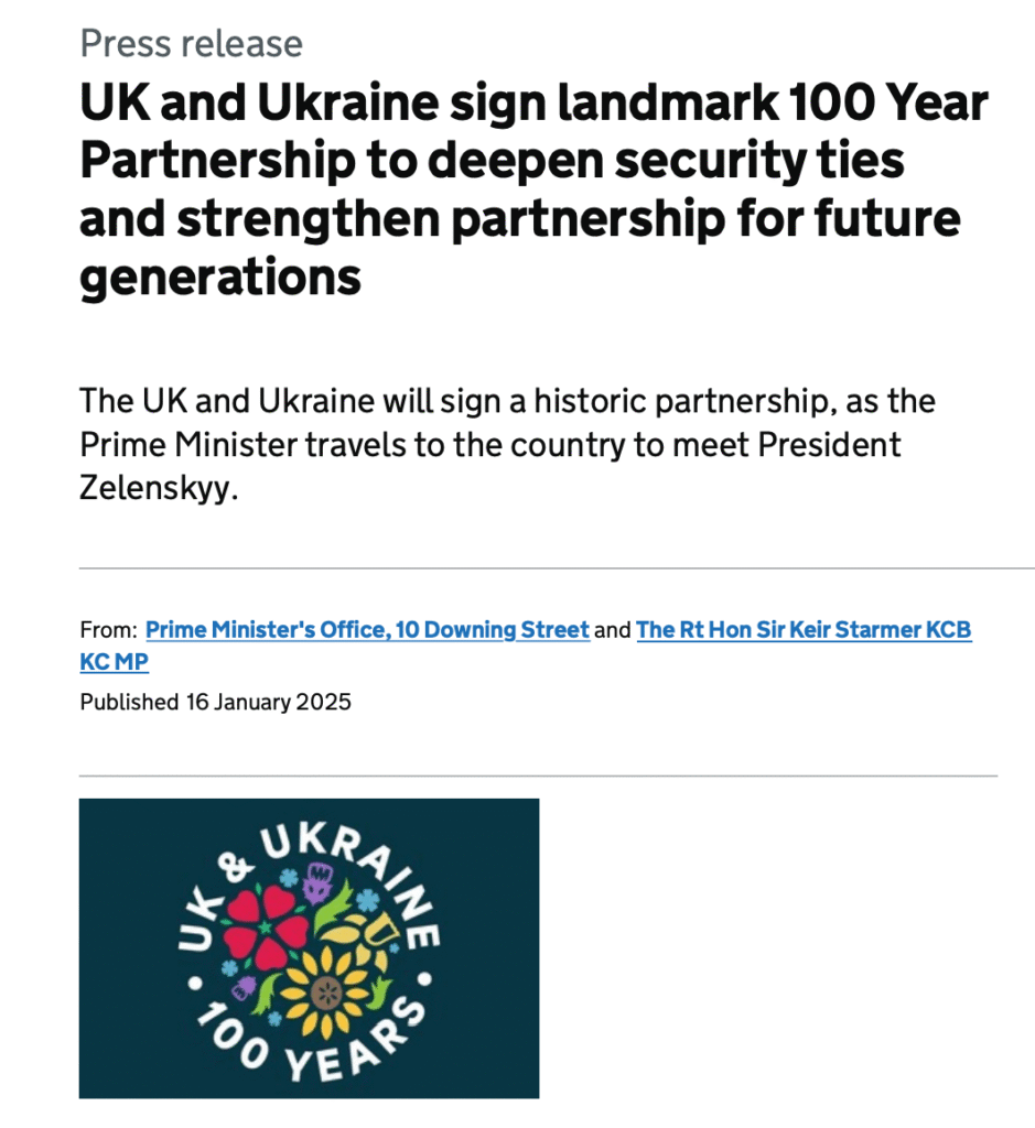 Integrity Matters - UK Ukraine 100 Year Partnership Agreement - Gabrielle Bourne Media