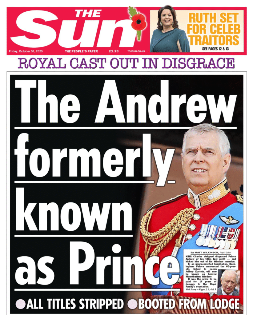 Andrew formerly known as Prince - Gabrielle Bourne Media